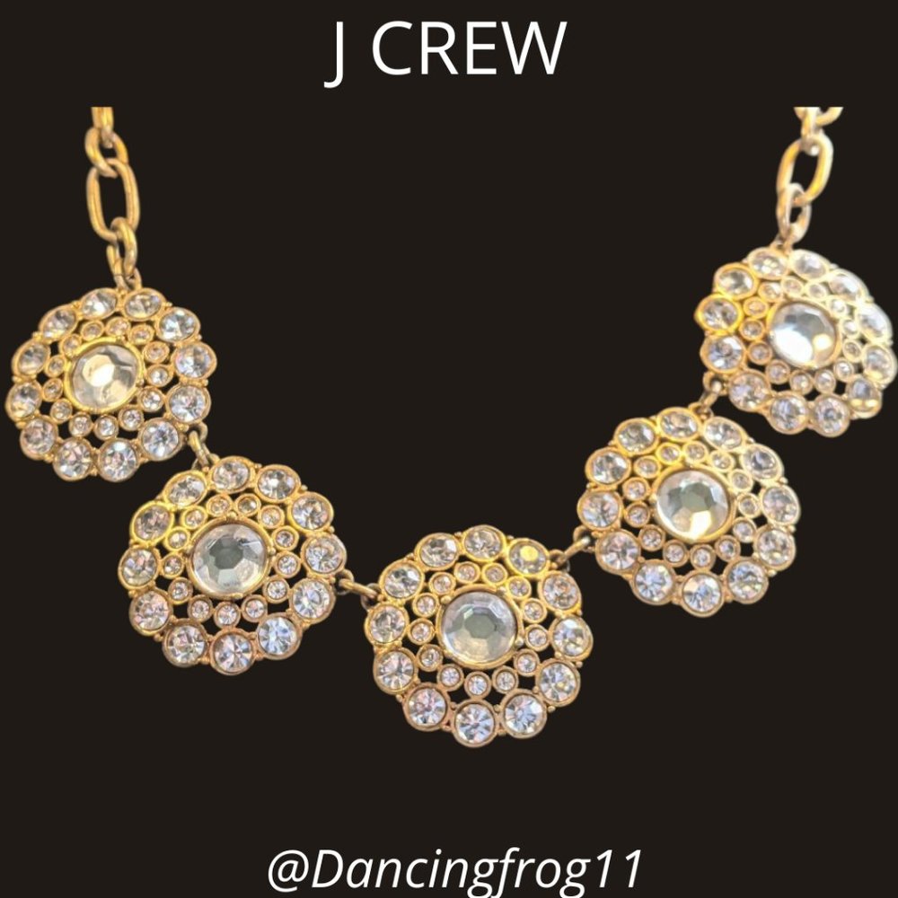 J Crew Layered circle necklace